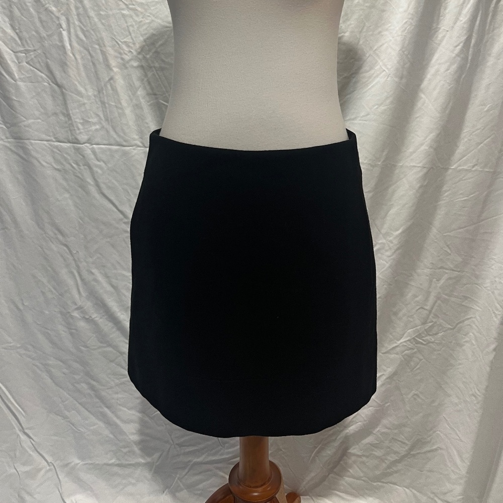 J.Crew Classic Black Wool Women's Skirt w/ Pockets
